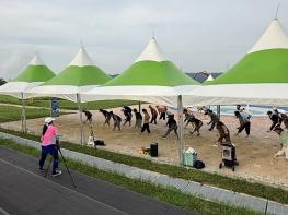 파주보건소, 문산노을길 달빛 운동교실 8월 개강 기사 이미지