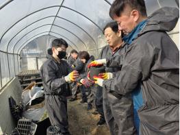 파주시 월롱면, 따봉봉사단과 함께 사랑의 연탄 2,200장 나눔 기사 이미지