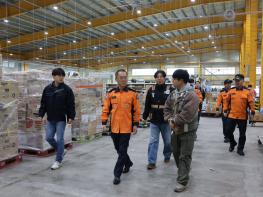 “겨울철 화재 예방, 파주소방서 쿠팡물류센터 현장지도” 기사 이미지