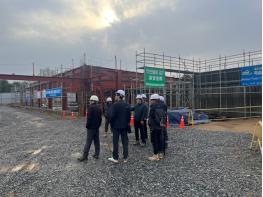 파주시, 전문시민감사관과 함께 대형건설공사장 현장감사 실시 기사 이미지