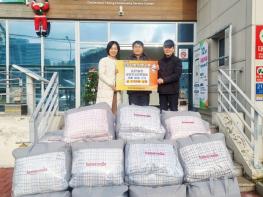 파주시 금촌1동, 금촌5일장 금정로 상인연합회로부터 이불 30채 기탁 받아 기사 이미지