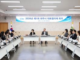 시민 곁을 지킨 2025년 복지의 기록, 파주시 지역사회보장 대표협의체 회의 개최 기사 이미지