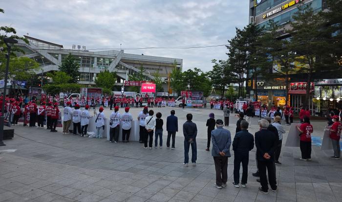 국민의힘 박용호 파주시장 후보, 금릉역 출정식… “파주 대혁신 시작”