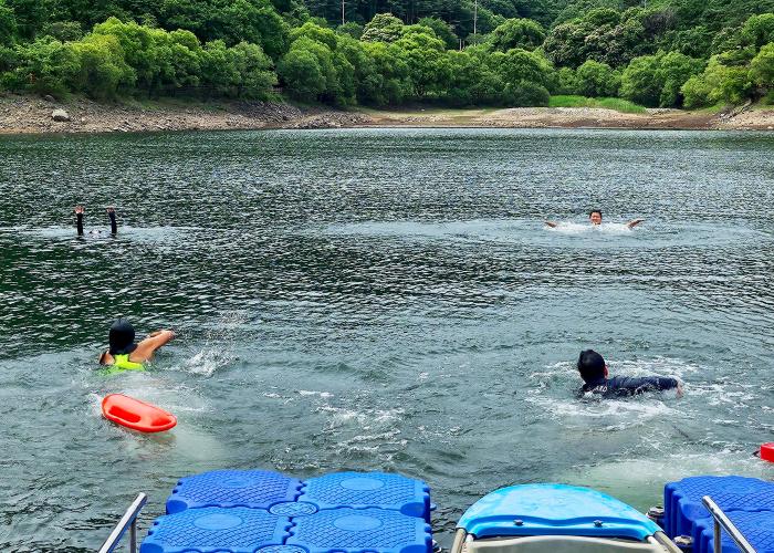 파주도시공사, 마장호수‘수난사고 제로화 위해 합동 수난구조 훈련’ 실시