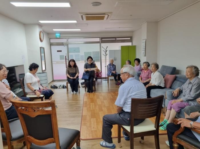 파주시 운정1동 신임 동장, 폭염대비 경로당 순회 방문